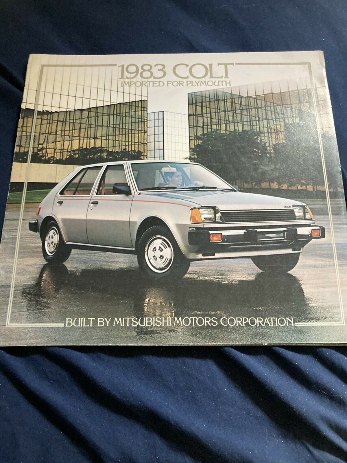 1983 Plymouth Colt Mitsubishi Lancer Usa Market  Color Catalog Brochure Prospekt